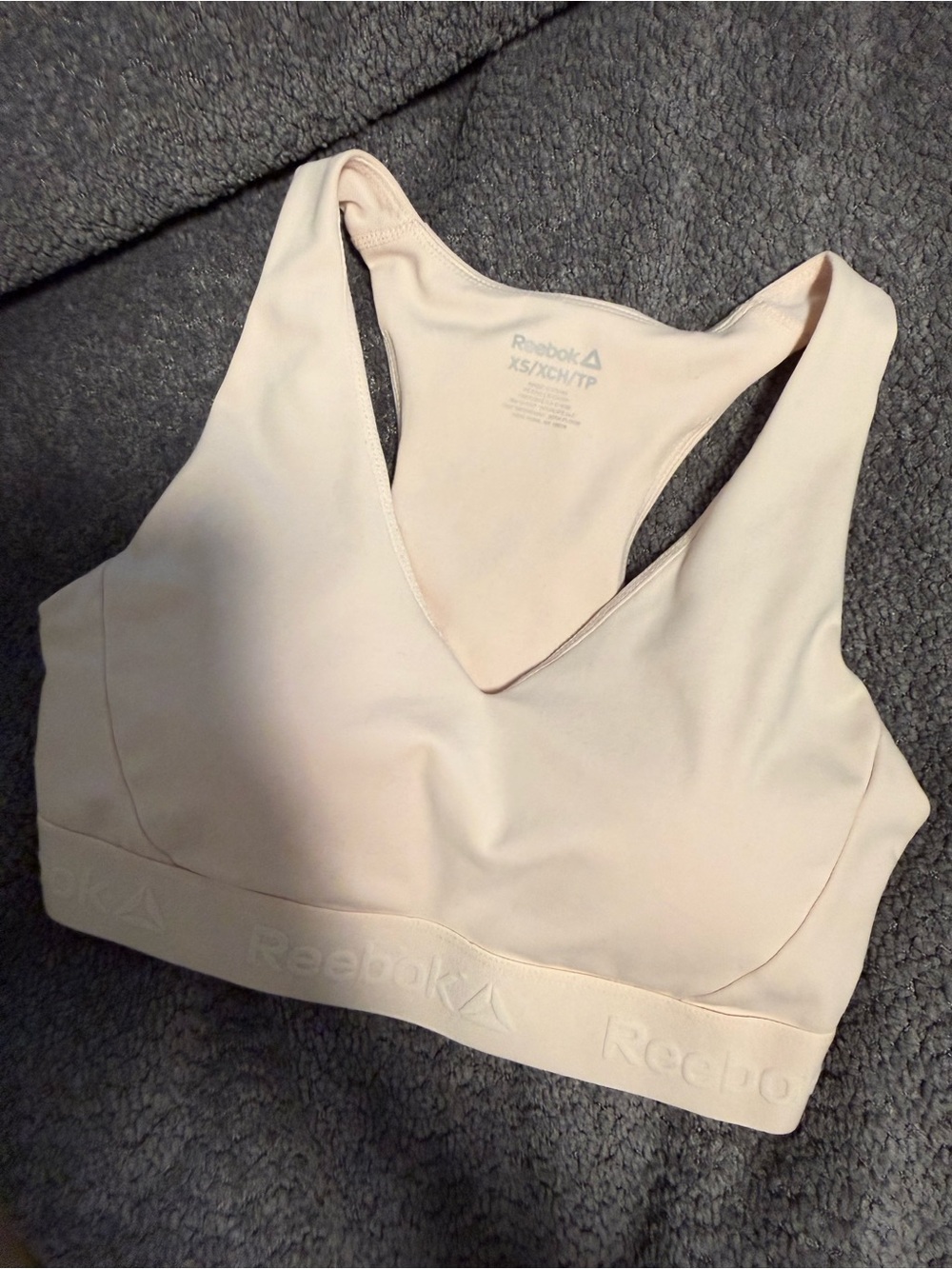 Reebok Light Blush Racerback Sports Bra